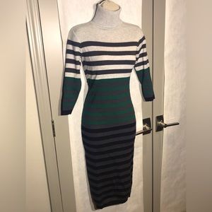 NG The Label Turtleneck Midi Bodycon Dress - Size S